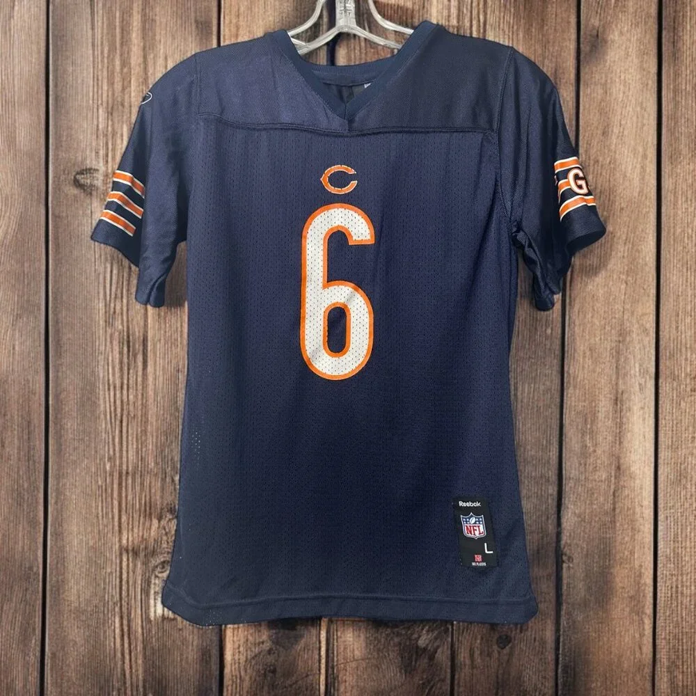 NFL Football Jersey Chicago Bears Jay Cutler‎ Navy Size Youth Large 14